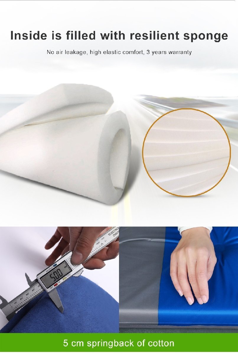 【2025 新型 自動膨張 エアーマット】車中泊 マット エクストレイル T33系 T32系 T31系 に適用 車載エアベッド 自動膨張マット zchw0159.2_画像7