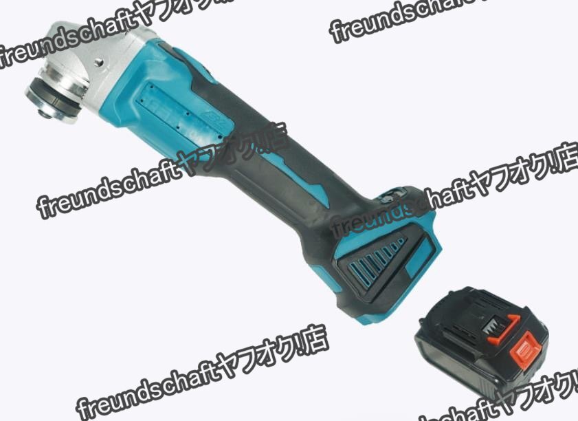 大人気新品グラインダー ディスクグラインダー コードレス 100mm 電動ラインダー 3段階変速型 スライドスイッチ バッテリー2個付けzchw0254_画像8