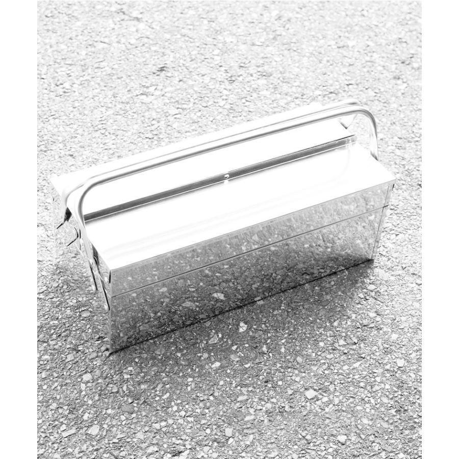 工具箱 大型 ステンレス ツールボックス 工具入れ 収納 おしゃれ 整理 鍵穴付き トラック 荷台 収納 工具ボックス 希少 zchw0142_画像5