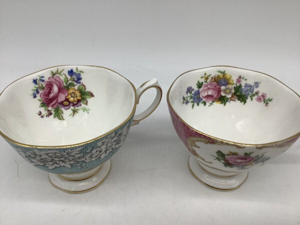 A6-534 ROYAL ALBERT ロイヤルアルバート カップ&ソーサー 2種セット エンチャントメント / レディーカー 計2客 まとめて_画像9