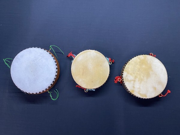 K6-588 flat туловище futoshi тамбурин без тарелочек 3 позиций комплект японский барабан futoshi тамбурин без тарелочек музыкальные инструменты традиционные японские музыкальные инструменты Япония музыкальные инструменты текущее состояние товар 