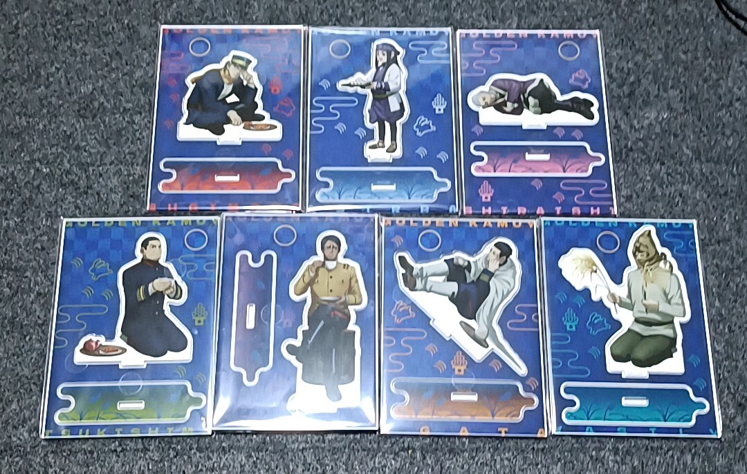 ゴールデンカムイ アクスタ アクリルスタンド アシリパ組 尾形百之助 杉元佐一 ゴールデンカムイ 尾形百之助 七夕 浴衣 アクリルスタンド 新品未開封