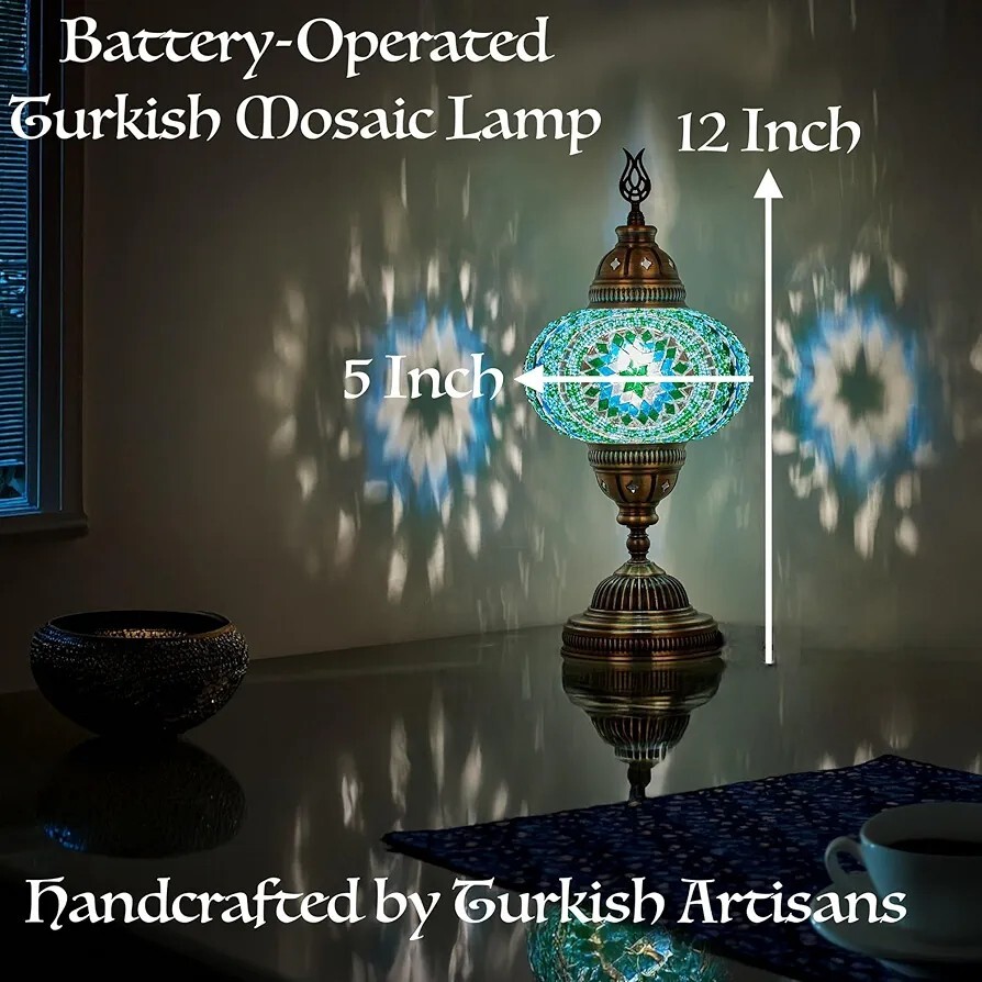 トルコランプ電池式(モザイクランプ)_画像1