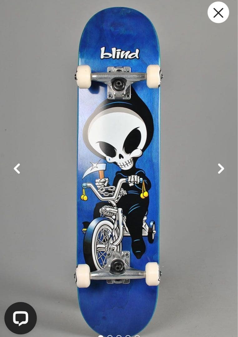 ☆新品未使用☆bLindスケートボード ブルー 7.625インチ10511572_画像1