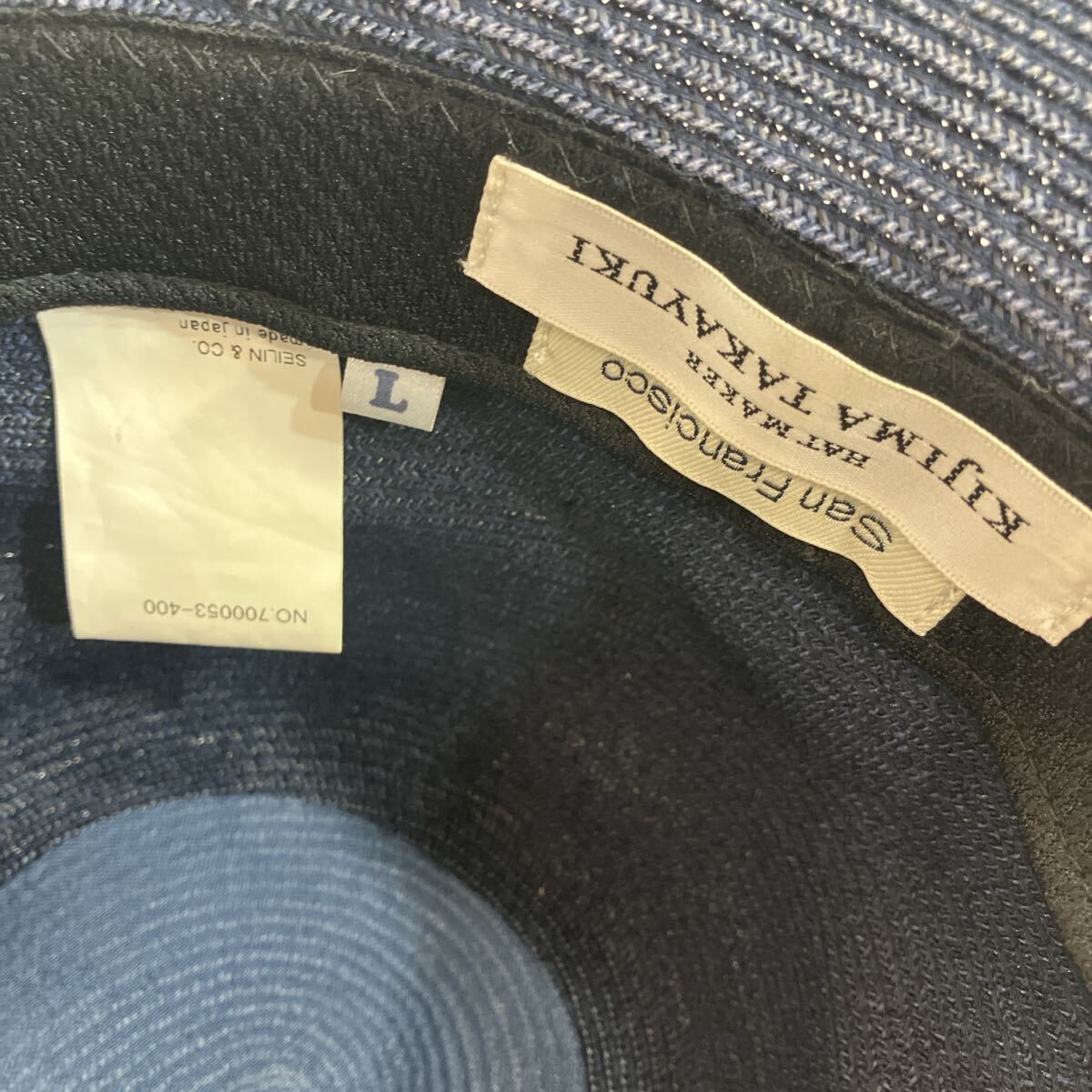 KIJIMA TAKAYUKI Paper Braid Soft Hatペーパーブレードハット　men's メンズ　パナマハット　ハット　帽子　キジマタカユキ　26,400yen_画像6