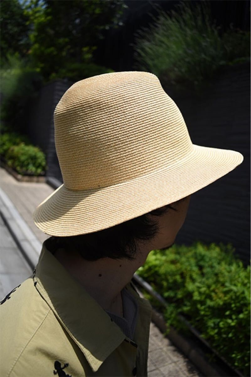 KIJIMA TAKAYUKI Paper Braid Soft Hatペーパーブレードハット　men's メンズ　パナマハット　ハット　帽子　キジマタカユキ　26,400yen_画像10