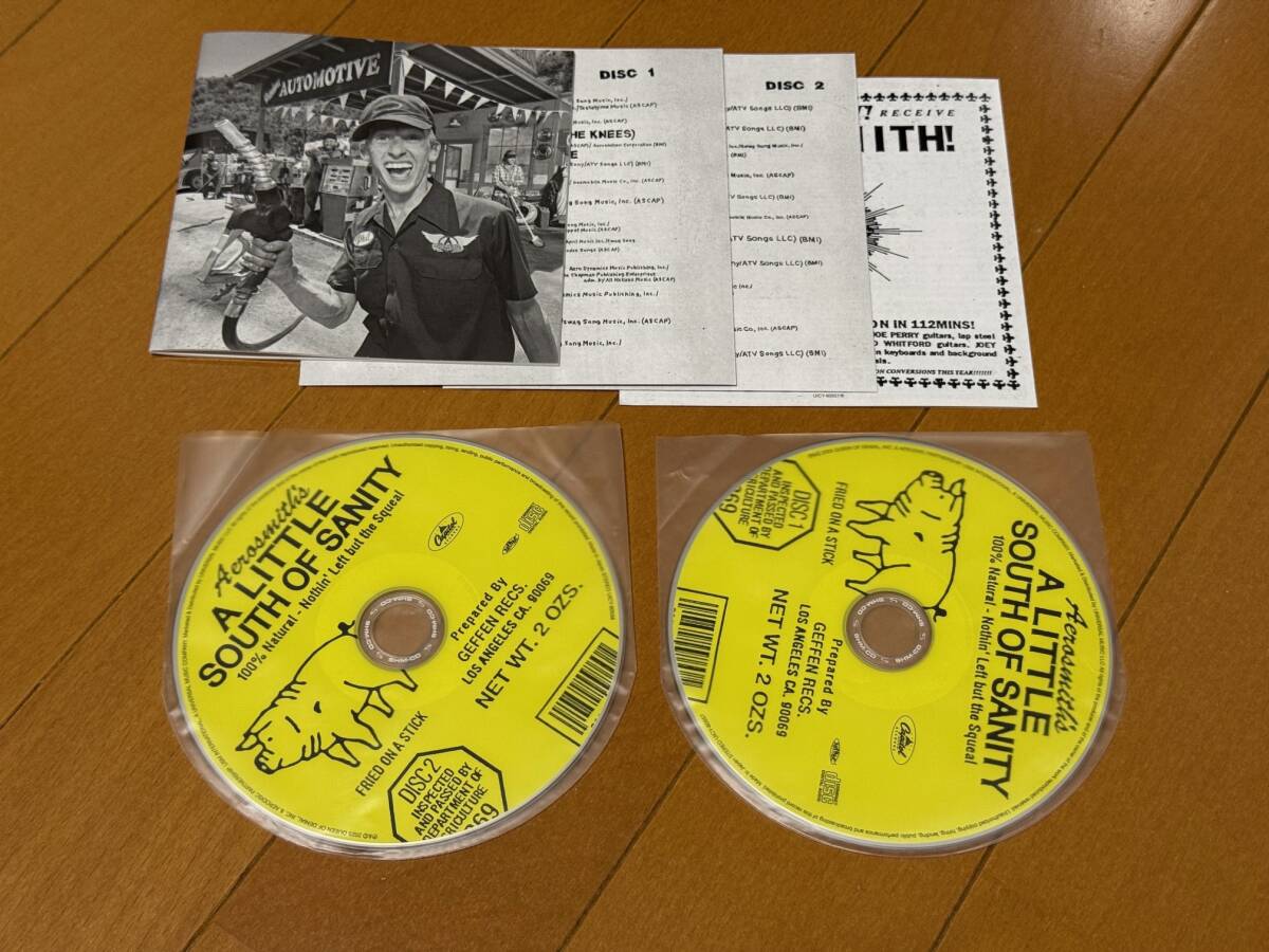 エアロスミス ア・リトル・サウス・オブ・サニティ 2SHM-CD_画像2