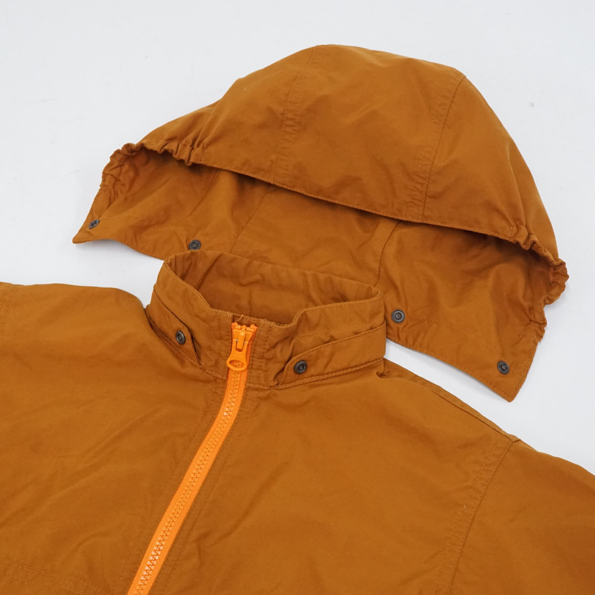 THE NORTH FACE ザノースフェイスキッズ コンパクトジャケット NPJ22210 アウトドア USED品 オレンジ 110サイズ X8313_画像3