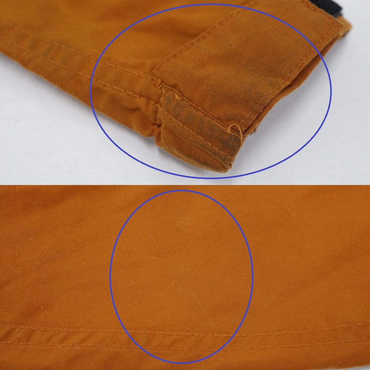 THE NORTH FACE ザノースフェイスキッズ コンパクトジャケット NPJ22210 アウトドア USED品 オレンジ 110サイズ X8313_画像9