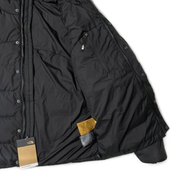 1円～!売切!【正規新品】THE NORTH FACE◆BALTIC DOWN PUFFER HOODIE ダウン US限定 男女兼用 アウトドア 防寒 軽量(XL)黒 190122-100_画像6
