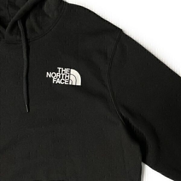 1円～!売切!【正規新品】THE NORTH FACE◆THROWBACK HOODIE パーカー スウェット US限定 男女兼用 ビッグロゴ アウトドア(M)黒 181130-30_画像6