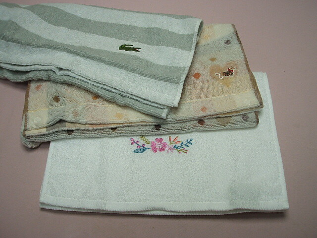 ☆送料無料☆ラコステ＆ダックス＆ホットマン☆フェイスタオル３枚☆100円～_画像8