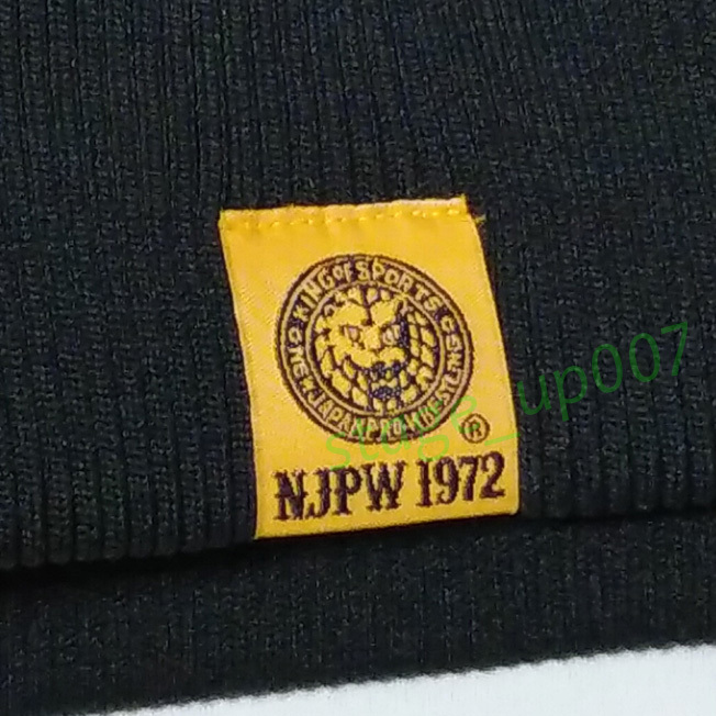 新日本プロレス/NJPW 中綿ブルゾン・ジャケット 74209900-1/ブラック/sizeM(美品)/管QMFF_画像6
