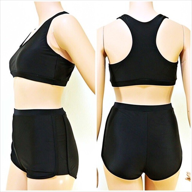 PX1-085//シンプルデザイン☆動きにフィットしながらも女性らしいラインをキープ☆フィットネスウェア※一番安価で送料はゆうパケット250円_画像1