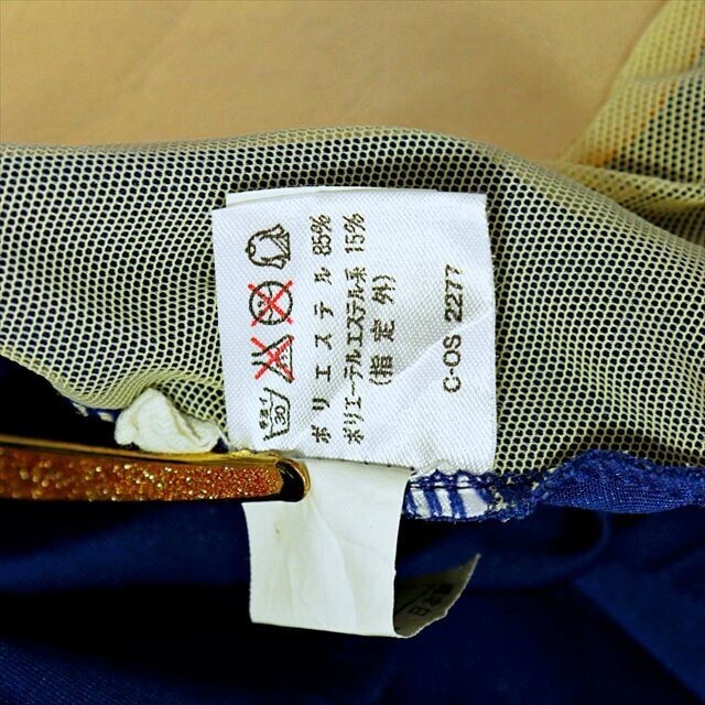 PE5-P39☆//renomaレノマ♪キラキラ目立つツルピタオールインワン*光沢ブルー*※一番安価な送料はゆうパケットなら280円_画像8