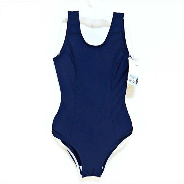 PE5-B74☆//新品タグ付き☆BT120GA0507*光沢ネイビー*定番シルエット*スイムウェア※一番安価な送料はゆうパケットなら250円_画像1
