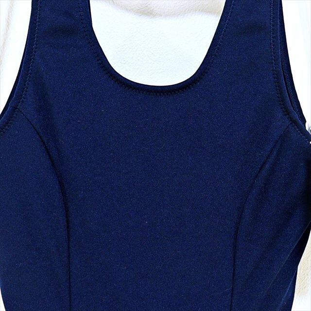 PE5-B74☆//新品タグ付き☆BT120GA0507*光沢ネイビー*定番シルエット*スイムウェア※一番安価な送料はゆうパケットなら250円_画像2