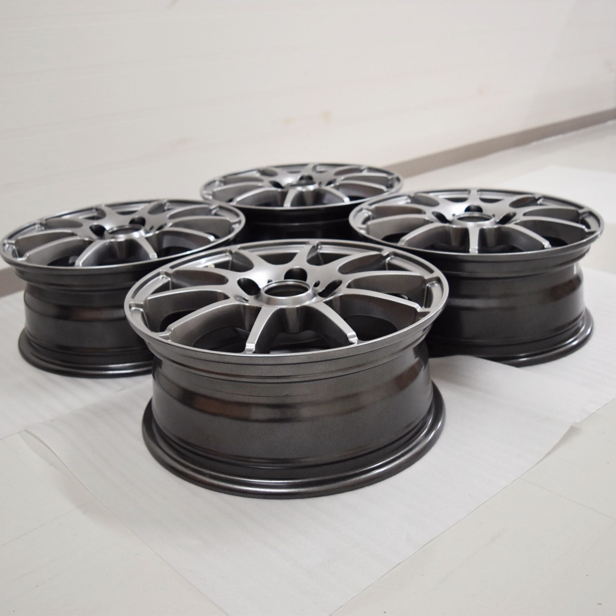 5穴 PCD114.3 15インチ 6.0J +45 φ73 シュナイダー スタッグ MID WHEELS ホイール4本セット 【展示品】_画像2