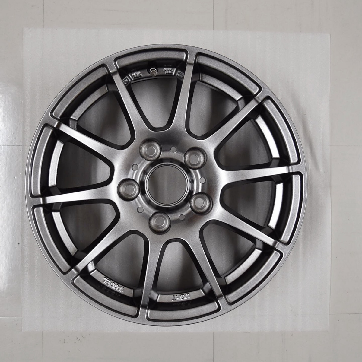 5穴 PCD114.3 15インチ 6.0J +45 φ73 シュナイダー スタッグ MID WHEELS ホイール4本セット 【展示品】_画像3