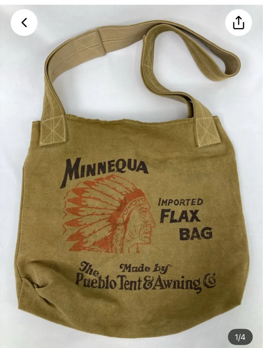 希少　J.S HOMESTEAD ミリタリー ショルダーバッグ キャンバストート バッグ_画像1