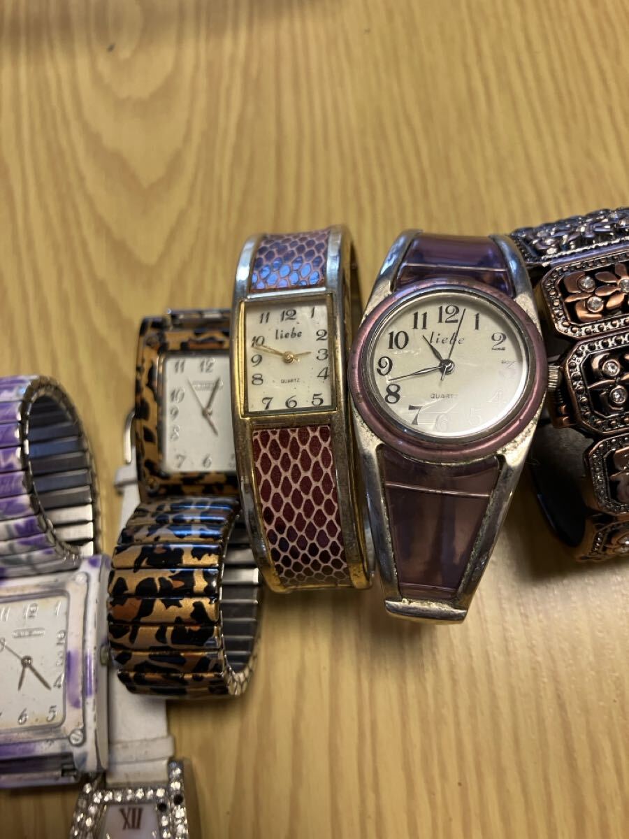 腕時計10本まとめ売り　liebe バングルウォッチ ジュエリー系等_画像3