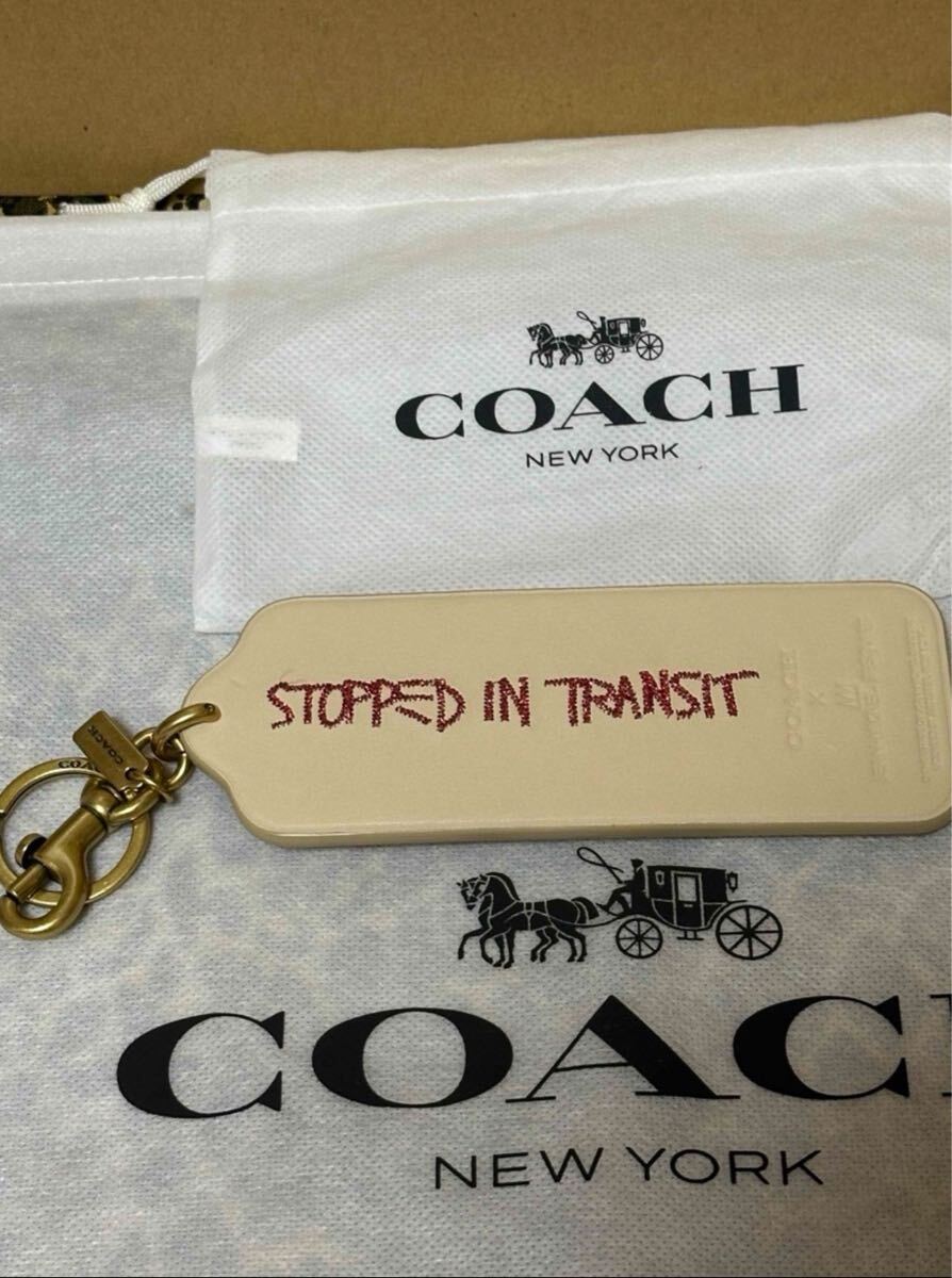② стандартный товар подлинный товар редкий очень редкий Coach COACH автобус Kia линия брелок для ключа сумка очарование немедленно полная распродажа снят с производства 