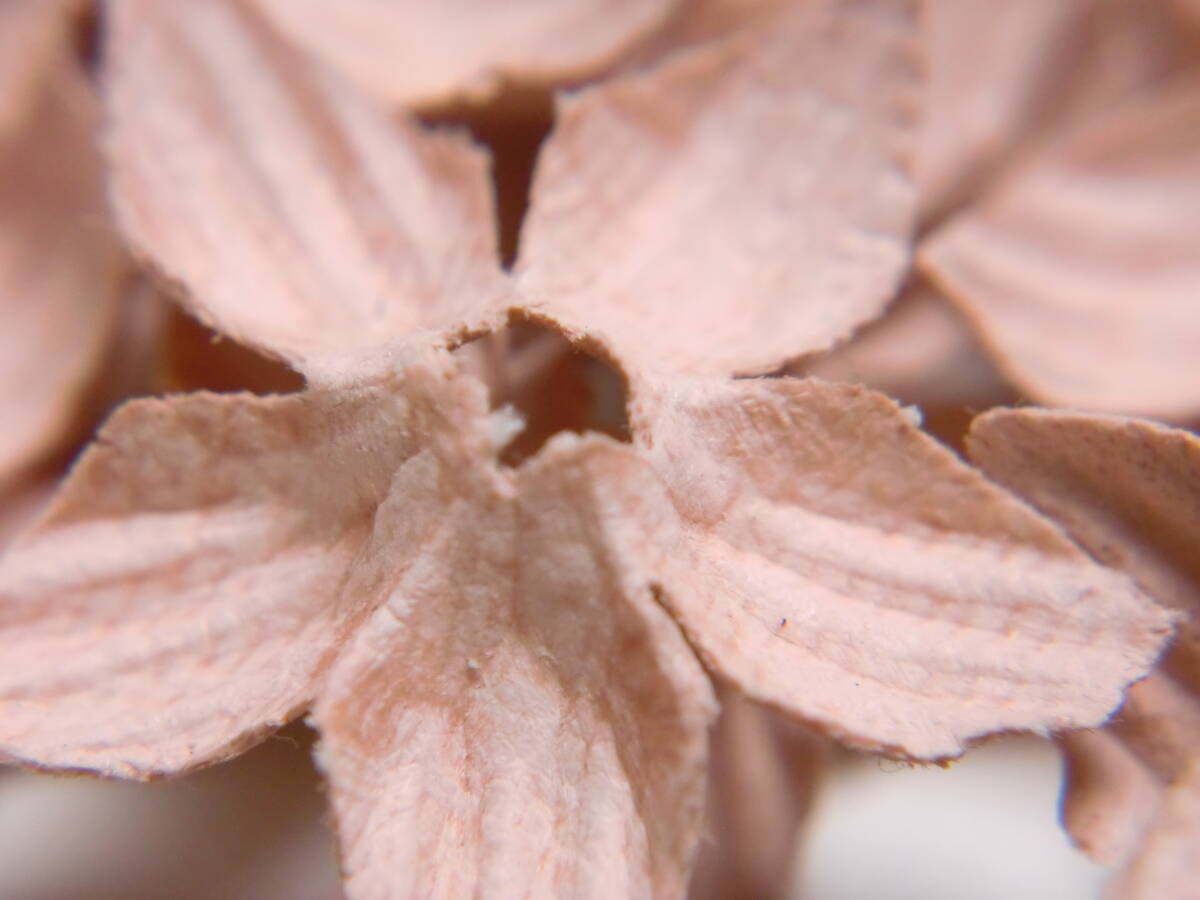 60個♪■立体的なお花パーツ♪■5弁花22mm■Ltピーチ♪_画像9