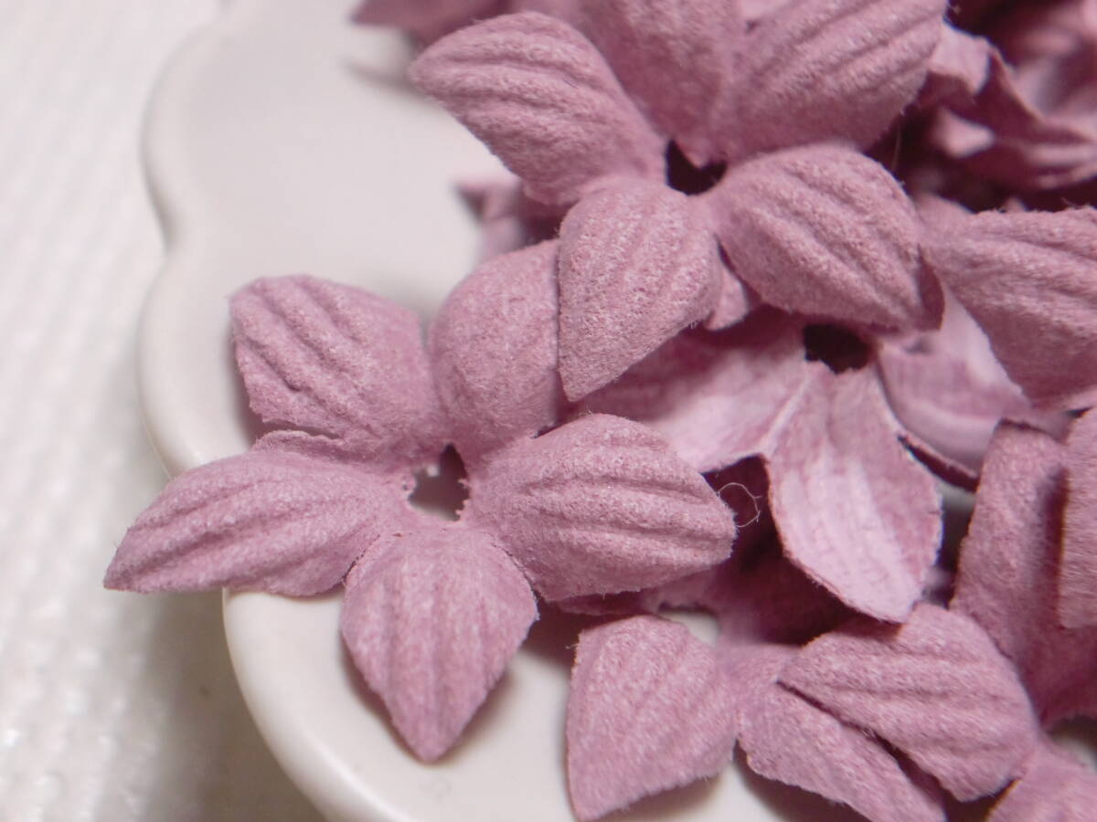 60個♪■立体的なお花パーツ♪■5弁花22mm■Ltピンク&Ltブルー♪_画像4