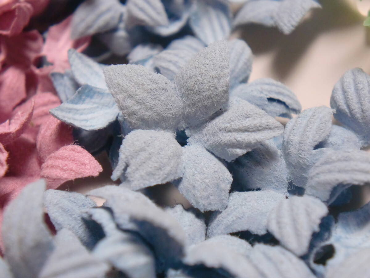 60個♪■立体的なお花パーツ♪■5弁花22mm■Ltピンク&Ltブルー♪_画像6