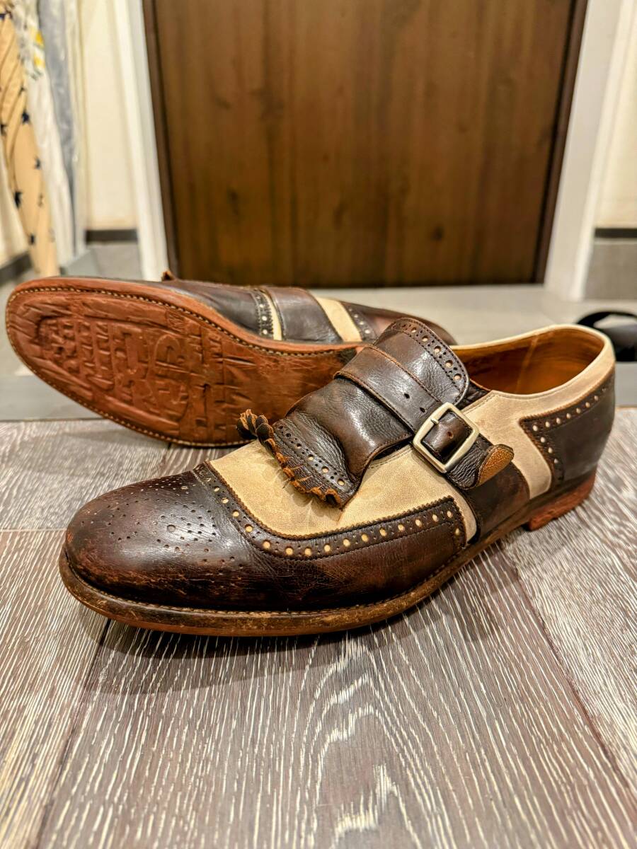 CHURCH's Church's Church автомобиль ngai автомобиль n высокий Shanghai 6E/25.5-26. чай цвет темно-коричневый комбинированный кисточка monk