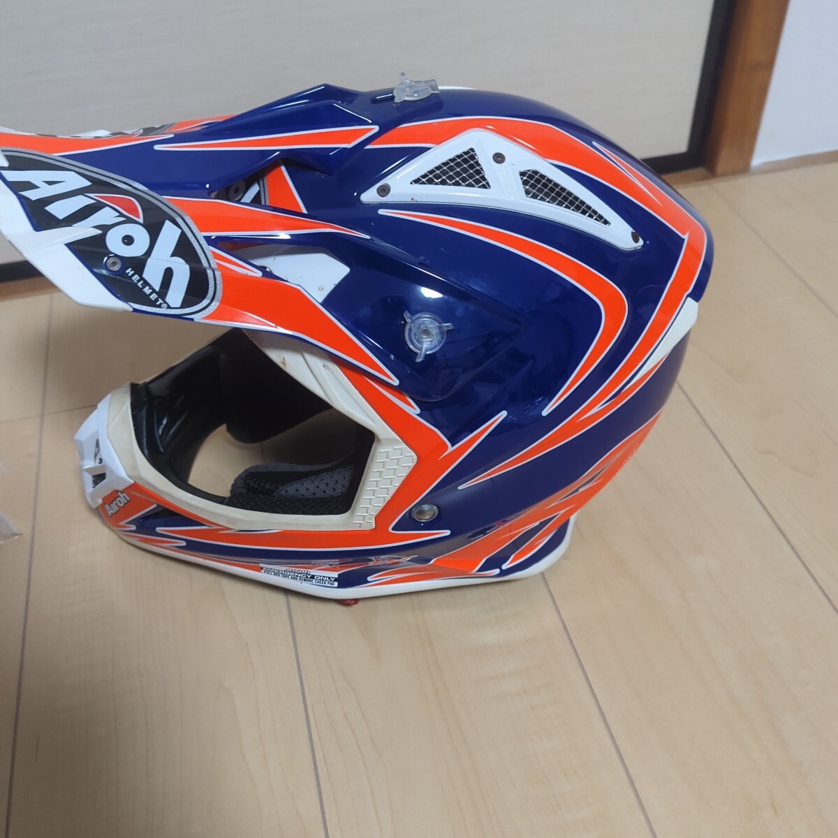 airoh I low aviator 2.2 мотокросс off-road шлем 100% гонки craft защитные очки есть m размер б/у