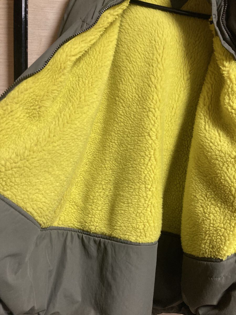 【MARS系】 パタゴニア インファーノ Sサイズ カーキ イエロー もこもこ_画像6