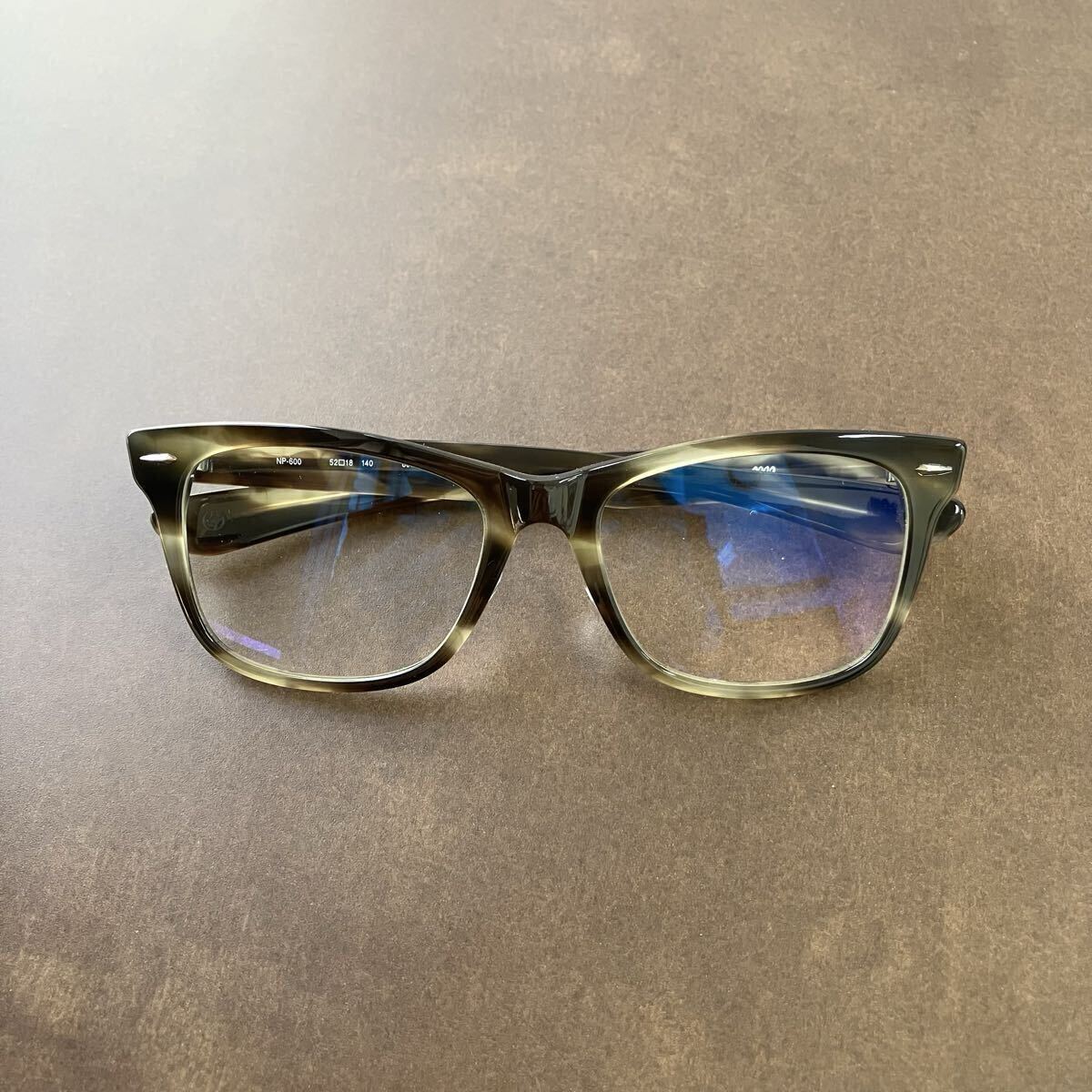 999.9/フォーナインズ/NP-600/スモークベージュデミ/度無し/メガネ/サングラス_画像2