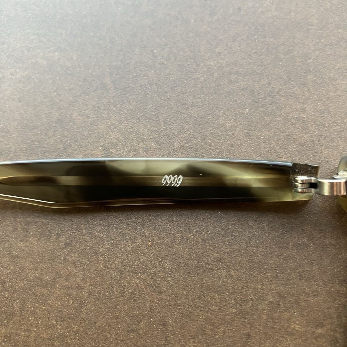 999.9/フォーナインズ/NP-600/スモークベージュデミ/度無し/メガネ/サングラス_画像9