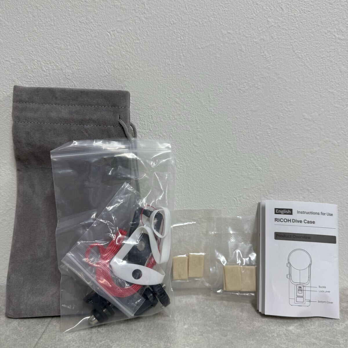 110 開封済み未使用　RICOH DIVE CASE コンパクトカメラケース入れ　1円〜_画像4