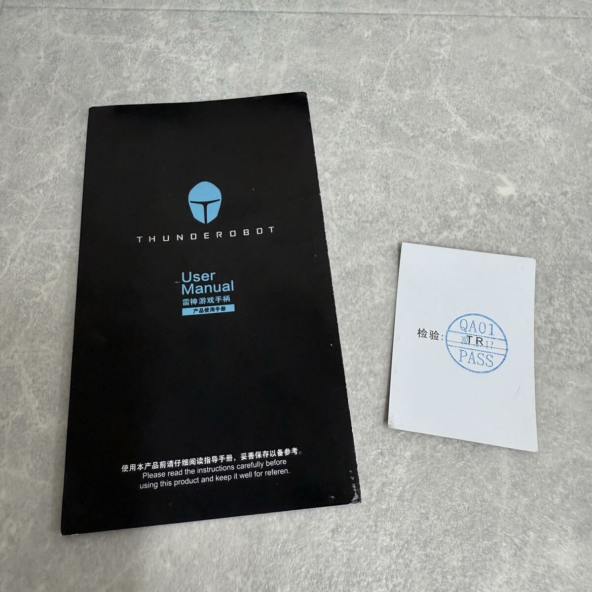 149 【新品未使用】THUNDEROBOT 雷神 ワイヤレス コントローラー G70 開封のみ 1円〜 _画像5