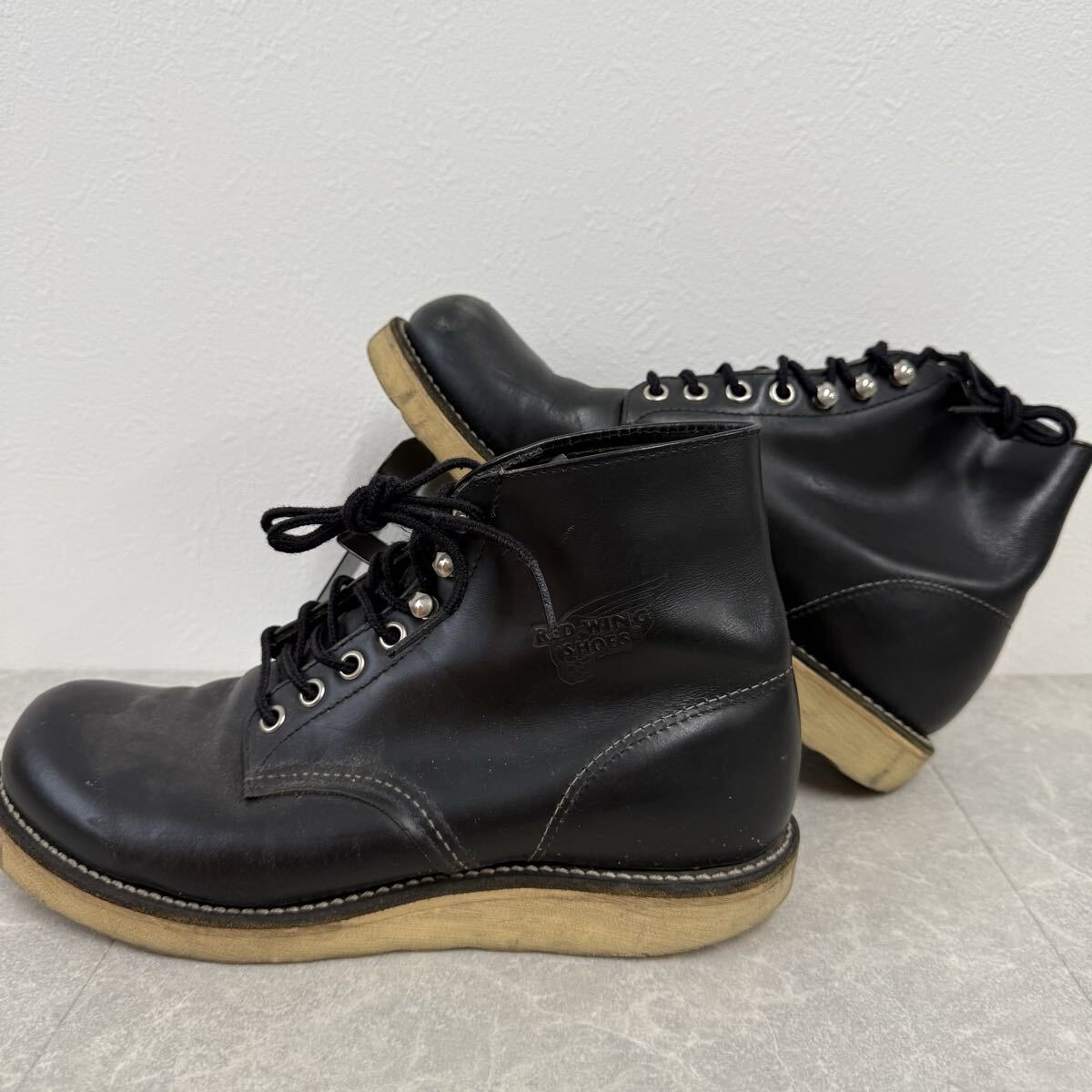 159 REDWING レッドウィング 8165 ワーク ブーツ ブラック 7.5インチ 1円〜_画像1