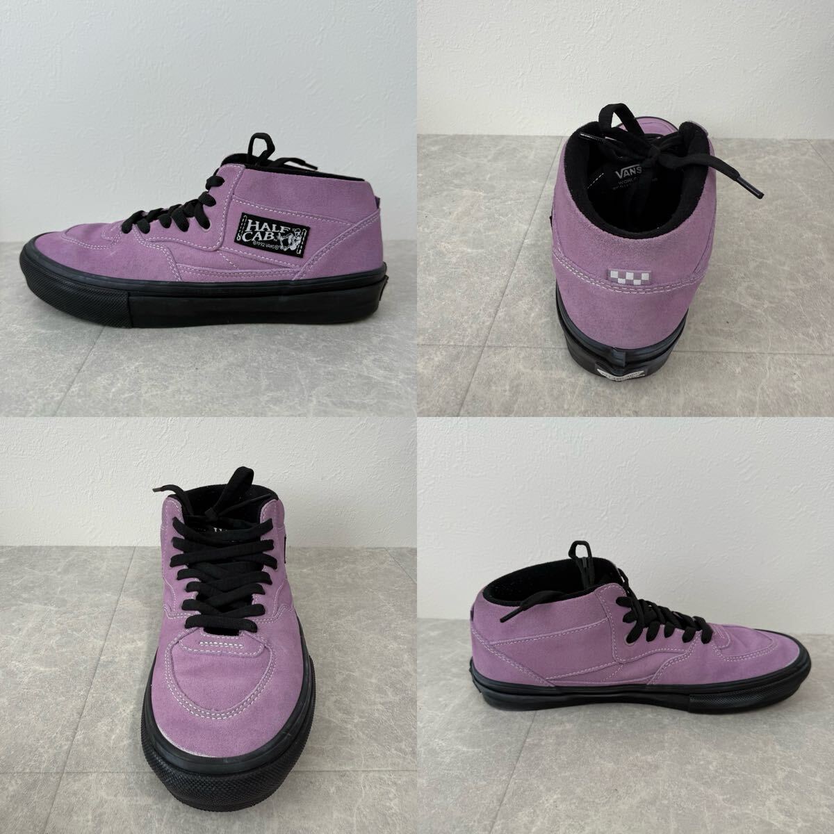 162 VANS HALF CAB バンズ ハーフキャブ パープル　27cm 1円〜_画像2