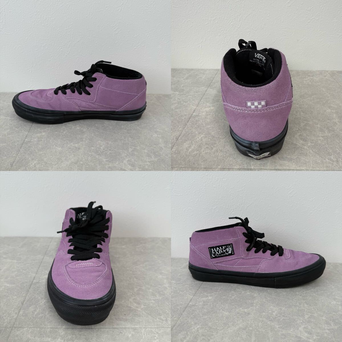 162 VANS HALF CAB バンズ ハーフキャブ パープル　27cm 1円〜_画像3