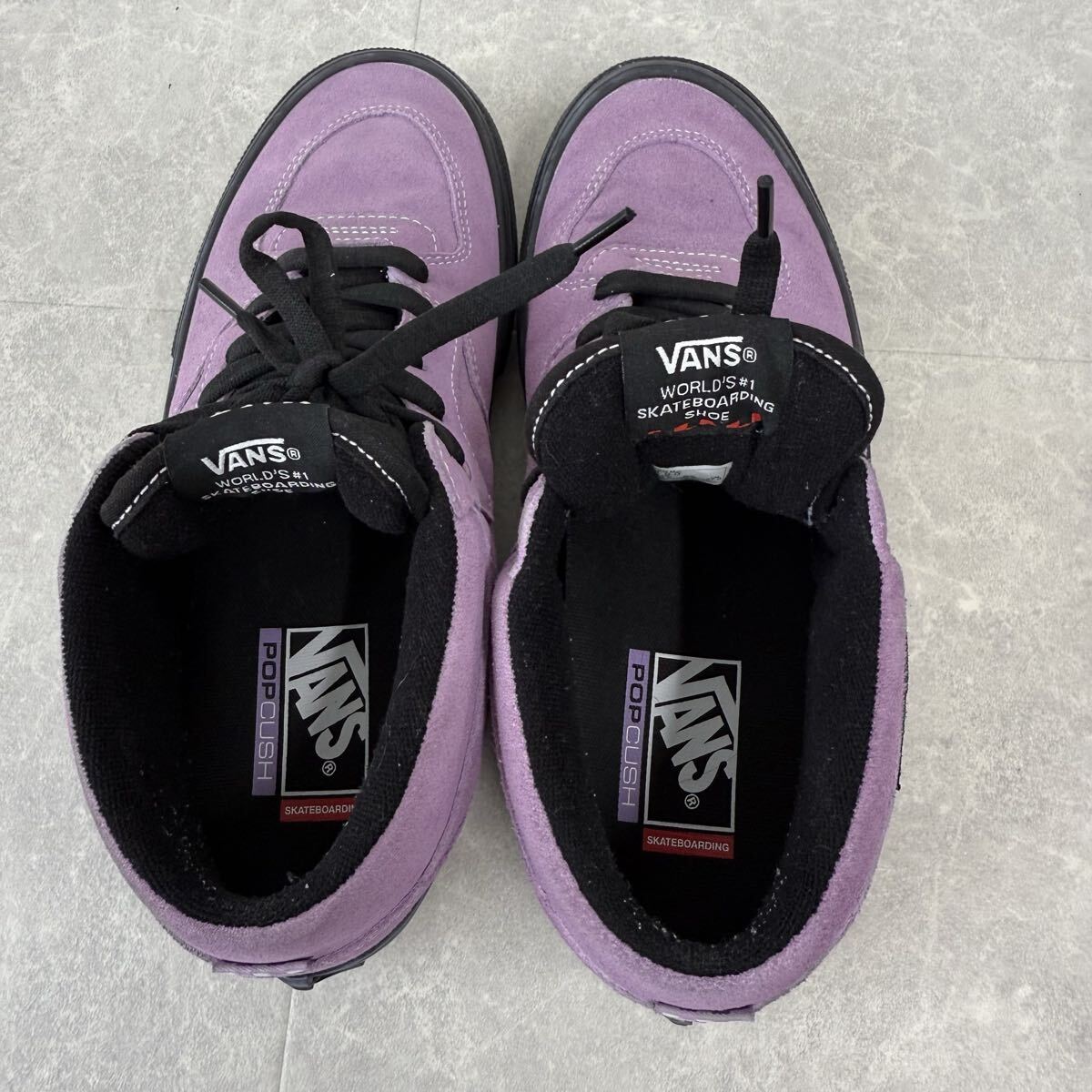 162 VANS HALF CAB バンズ ハーフキャブ パープル　27cm 1円〜_画像4