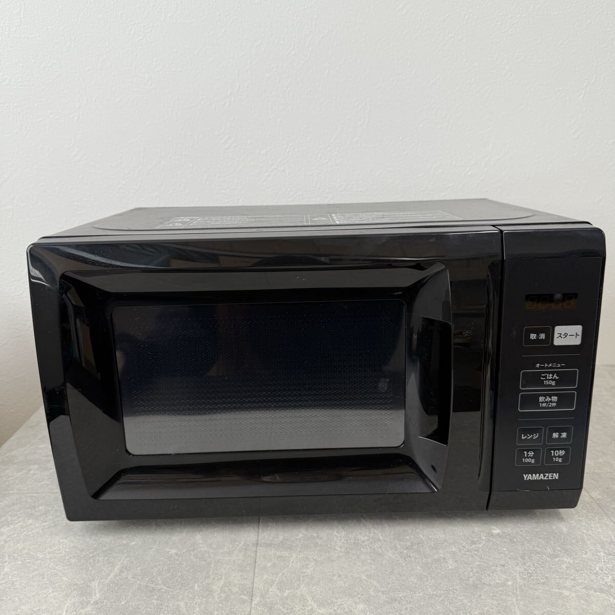 165 【現状品】電子レンジ YRM-HF171(B) YAMAZEN24年製 1円〜_画像1