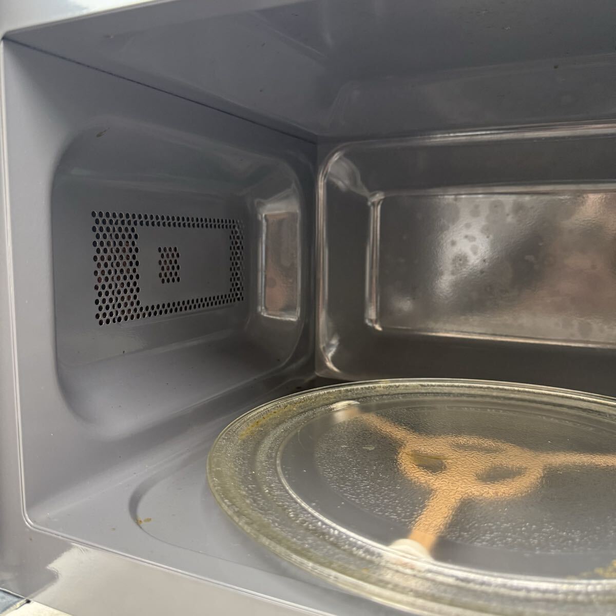 165 【現状品】電子レンジ YRM-HF171(B) YAMAZEN24年製 1円〜_画像8