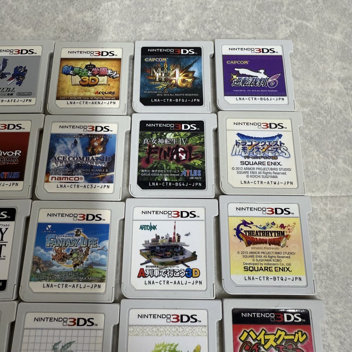 186 Nintendo 3DS ソフト　まとめ売り 18個入るケース付き 1円〜_画像3