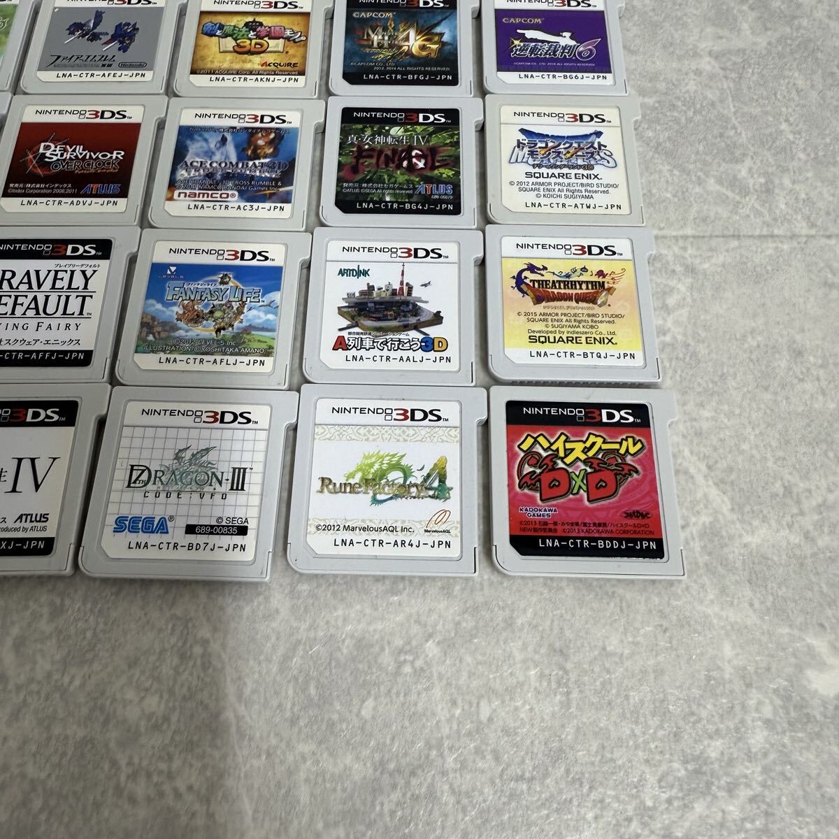 186 Nintendo 3DS ソフト　まとめ売り 18個入るケース付き 1円〜_画像4