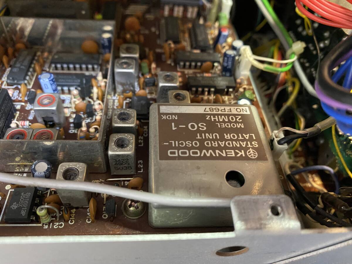 KENWOOD TS-940S フィルタフルオプション(YK-88C-1, YK-88A-1, YG-455C-1) SO-1搭載 動作確認済_画像6