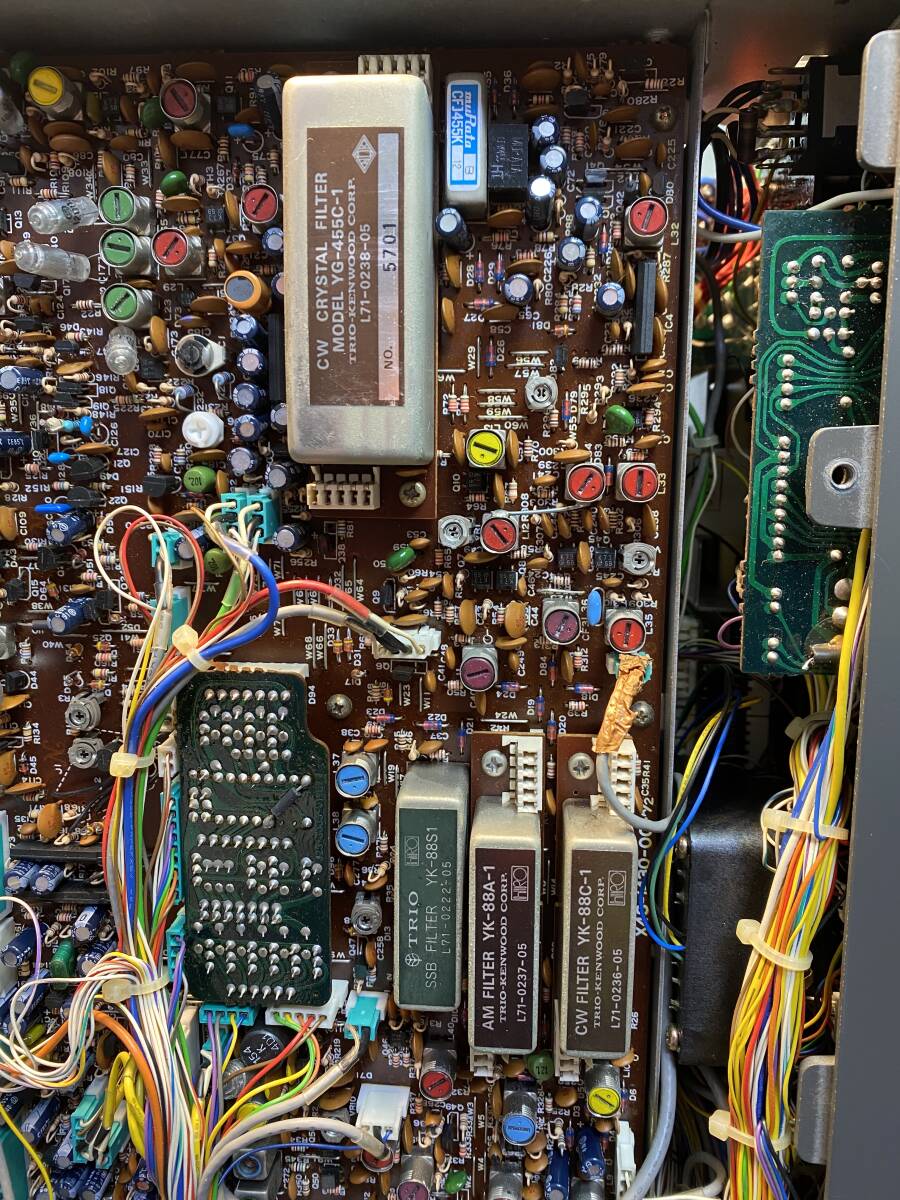 KENWOOD TS-940S フィルタフルオプション(YK-88C-1, YK-88A-1, YG-455C-1) SO-1搭載 動作確認済_画像5