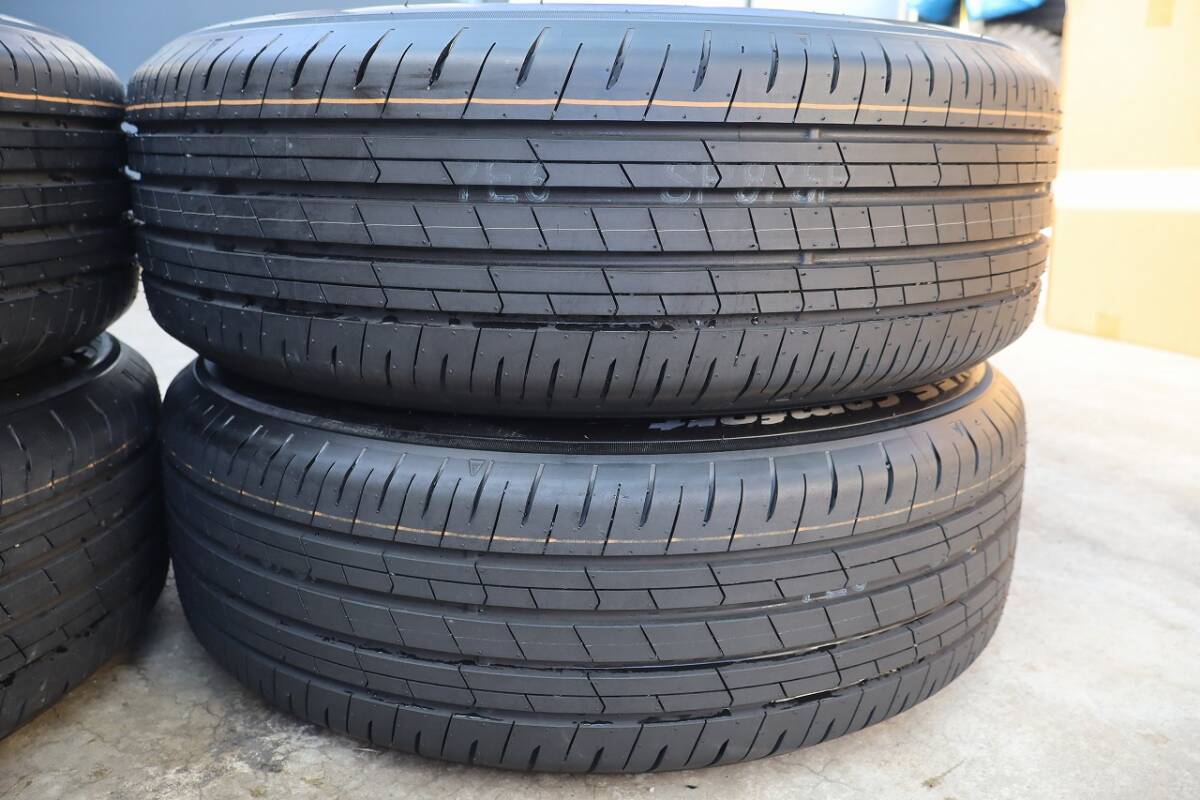 新型　40系　アルファードハイブリッド　純正18インチアルミホイール　バリ山タイヤ　4本セット　純正ホイールナット付き_画像8