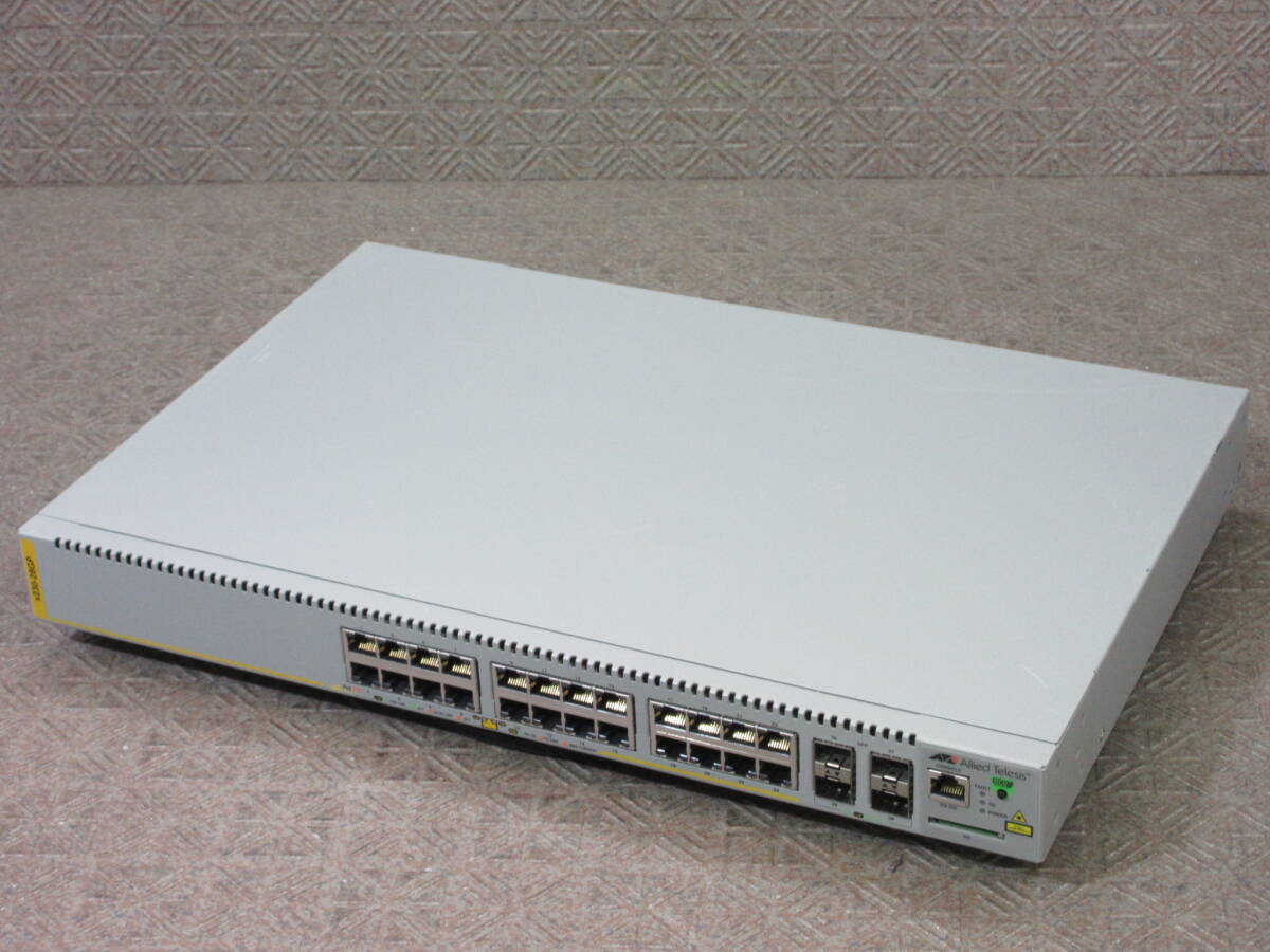 Allied Telesis L2スイッチ CentreCOM AT-x230-28GP (最新ファームウェア x230-5.5.3-2.1.rel) 初期化済み No.Z489_画像1