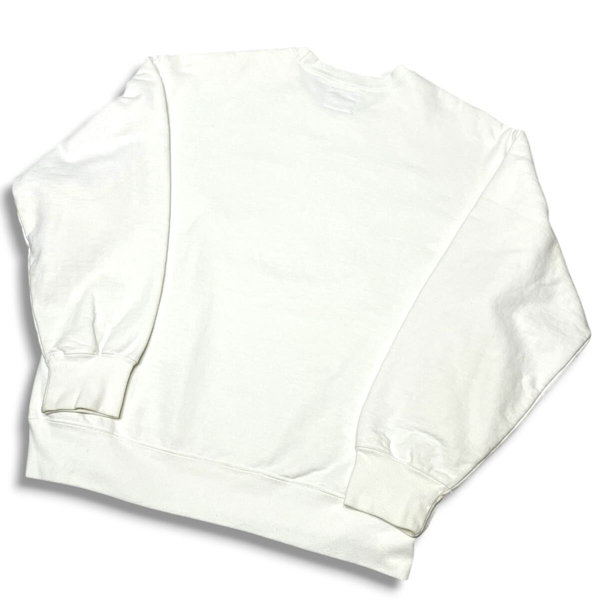 ★ 正規品 Supreme × Yohji Yamamoto Crewneck シュプリーム× ヨウジヤマモト 20AW スウェット トレーナー ロゴ プリント クルーネック L_画像4