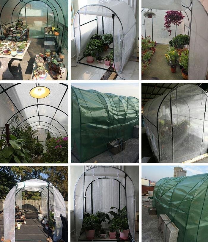 * не использовался * средний * супер чуть более * теплица эффект house теплица сад растения теплоизоляция садоводство оборудование план te-shon культивирование материал . место навес для автомобиля обе ./ окно 300X200X200cm